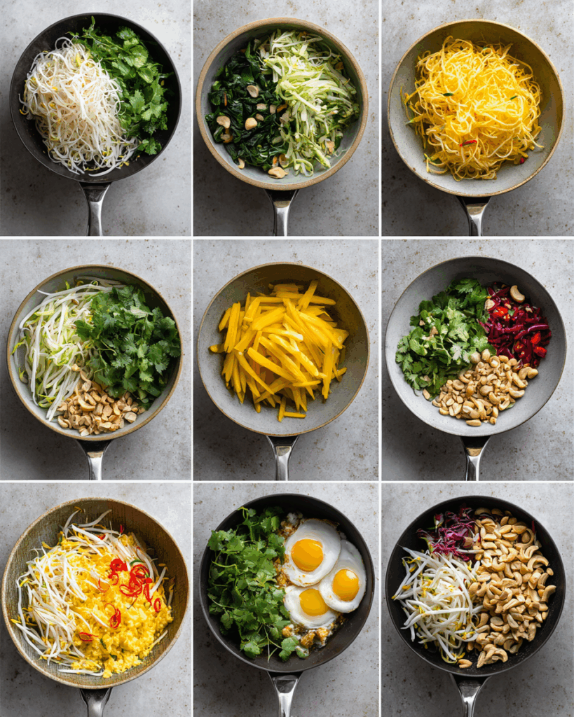 Whisking creamy Thai dressing for Pad Thai Salad