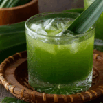 pandan juice refreshing Thai drink