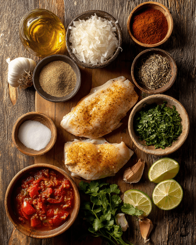 Chicken breasts seasoned for Coconut Milk Chicken recipe