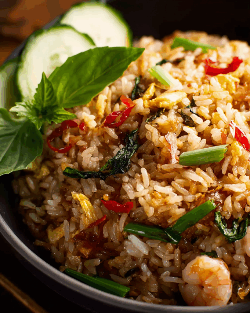  Nutritional facts of Thai basil fried rice