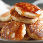 Thai Coconut Pancakes sizzling in a pan with crispy shells and creamy filling