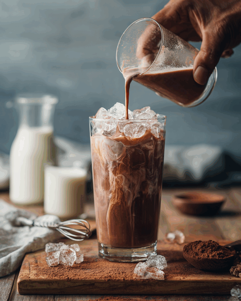 Thai Iced Cocoa Milk