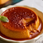 Thai Milk Tea Crème Caramel with caramelized top