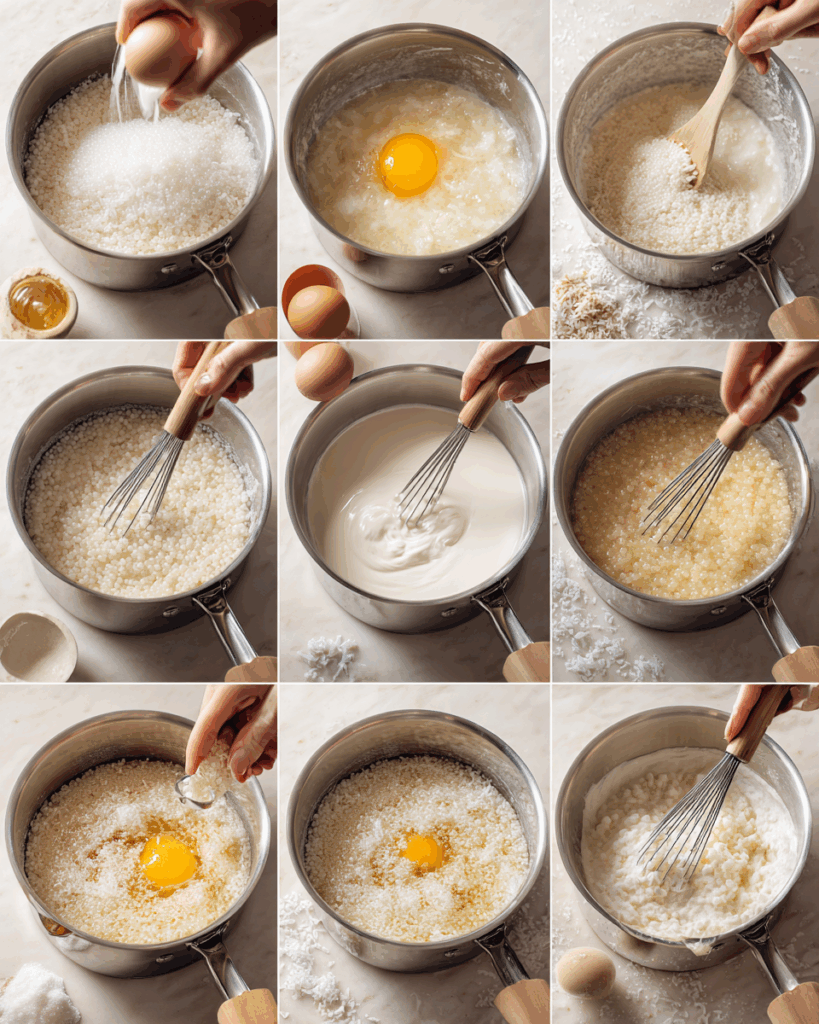 Vietnamese Coconut Tapioca Pudding Served Fresh