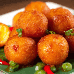 Authentic Thai Fried Sweet Potato Balls street food recipe – crispy outside, chewy inside.