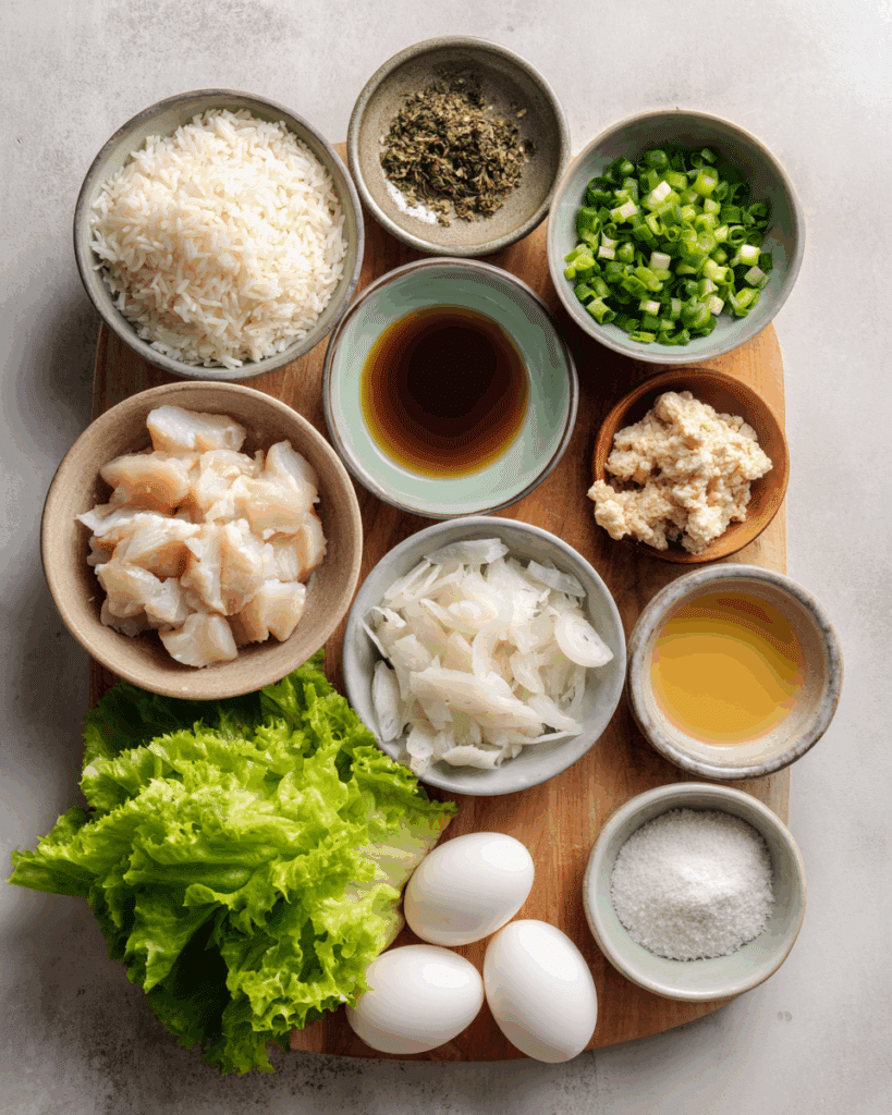 Salted fish frying in a wok for fried rice