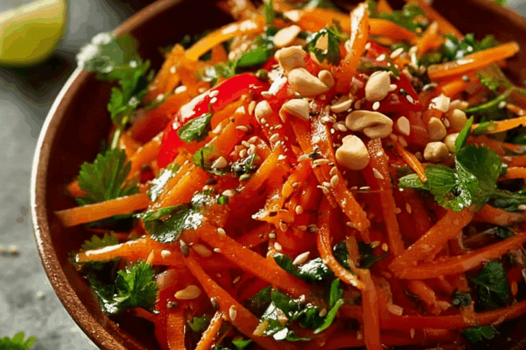 Thai Carrot Salad – The Best Thai Side Dish Recipe Ever