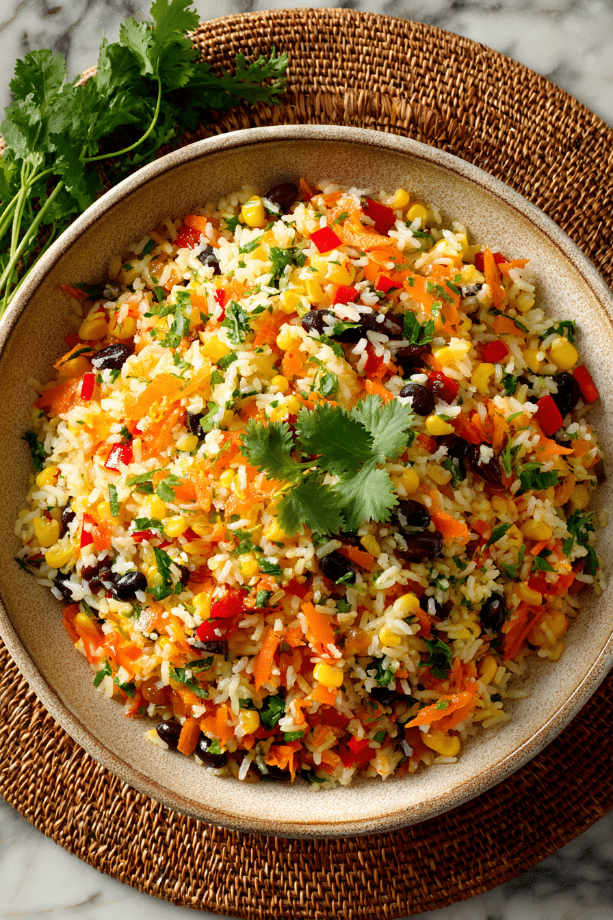 Rainbow Rice Salad: Learn How To Make It