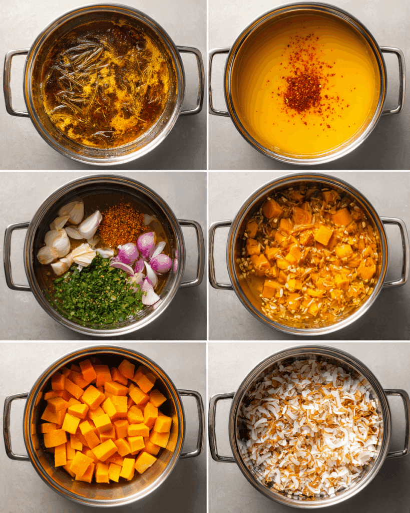 Thai Red Curry Butternut Squash Soup