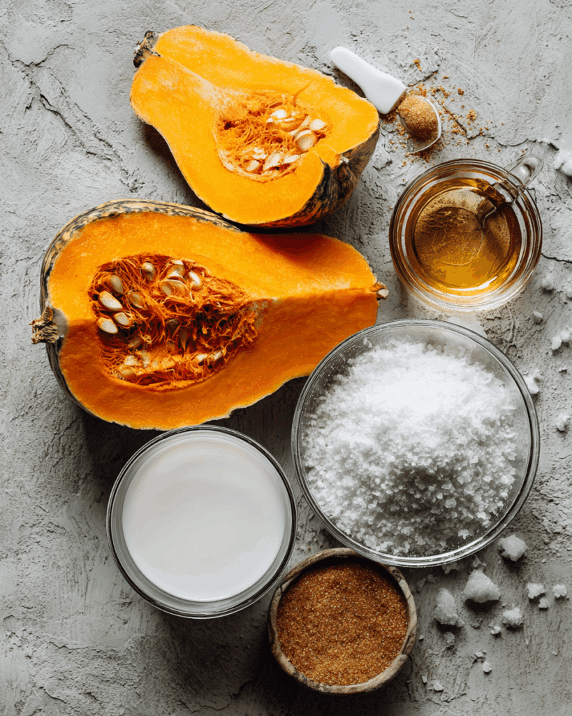Cooking pumpkin in coconut milk recipe