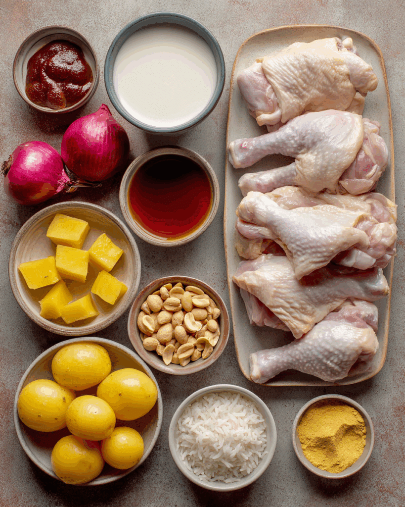 massaman chicken curry ingredients