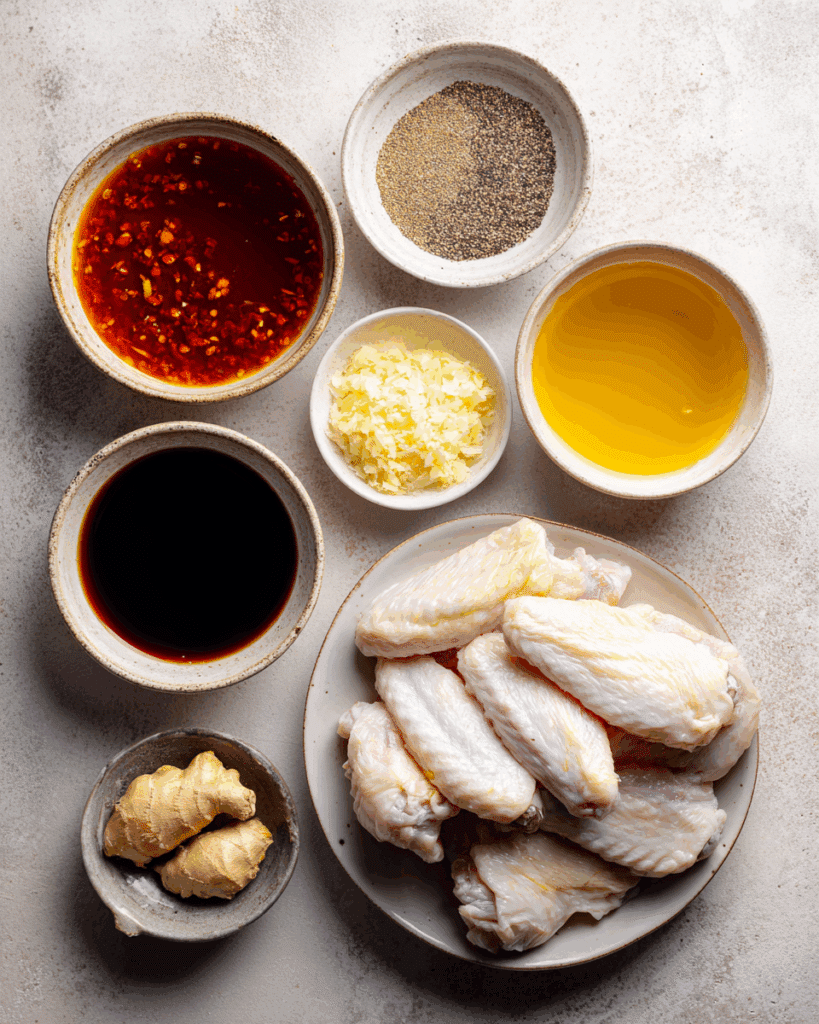 Preparing Thai Sweet and Sour Chicken Wings for frying