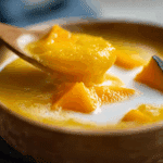 Pumpkin in coconut milk Thai dessert