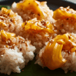 Easy Jackfruit Sticky Rice recipe with pandan-flavored sticky rice
