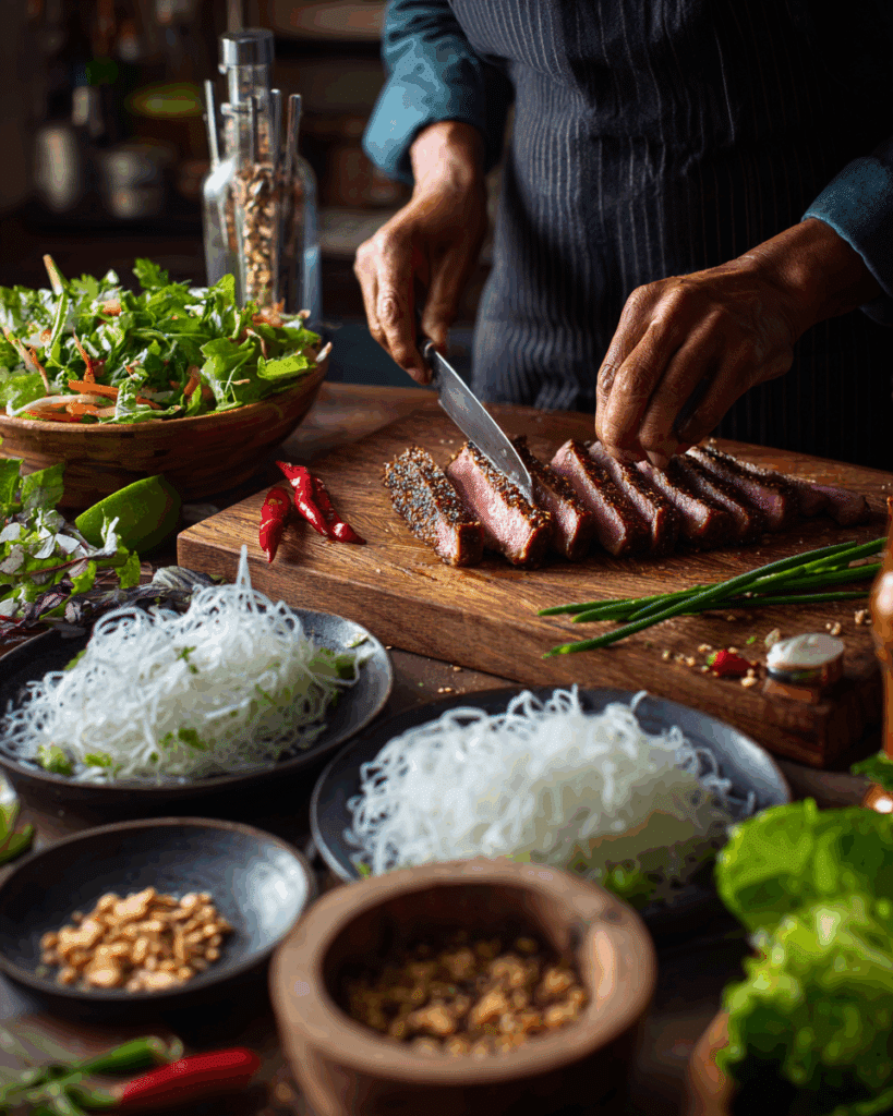 Thai Spicy Duck Salad