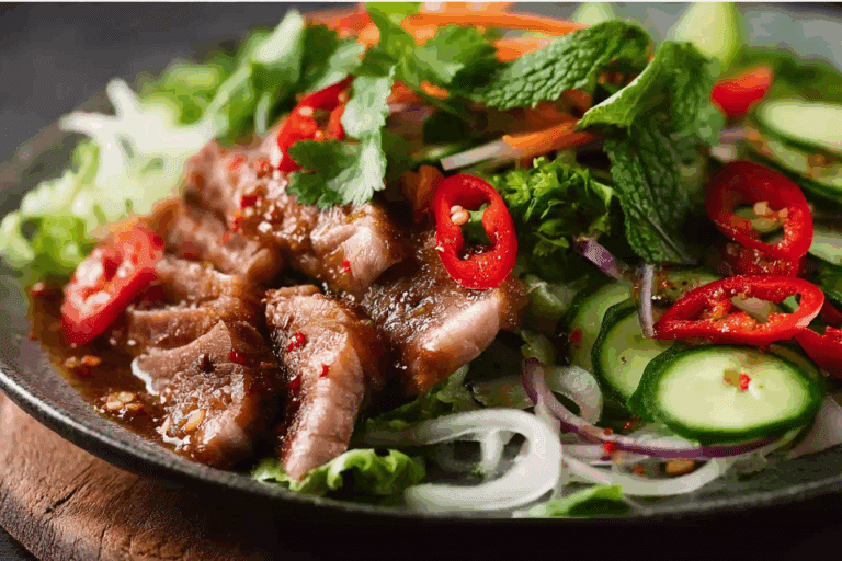 Thai Spicy Duck Salad