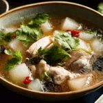 Thai Clear Chicken Soup with Winter Melon