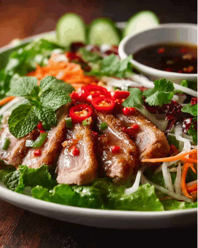 Thai Spicy Duck Salad