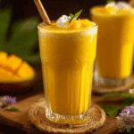 Thai Mango Shake Recipe finished drink
