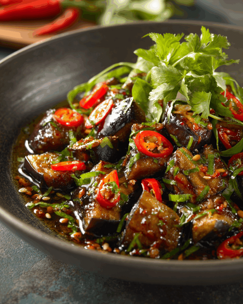 Thai Grilled Eggplant Salad