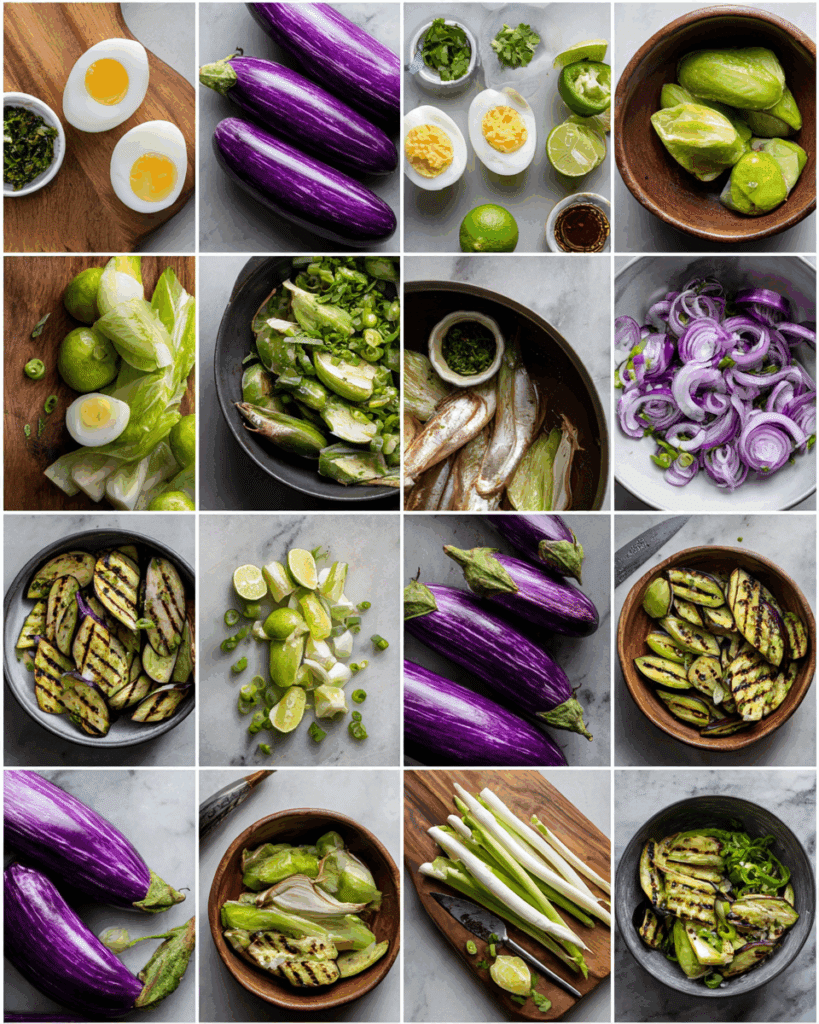 Thai Grilled Eggplant Salad