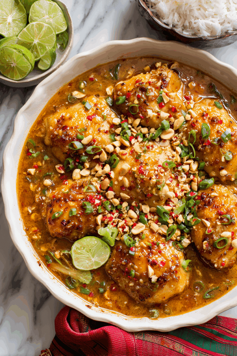 Thai Peanut Chicken Bake – The Best Baked Chicken Recipe