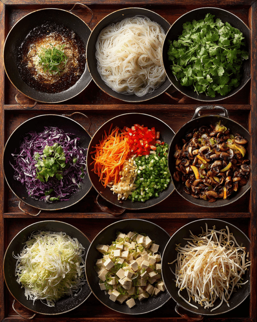 Rolling Crispy Spring Rolls before frying
