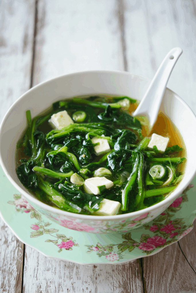 Clear Soup with Water Spinach: The Ultimate Comfort Bowl