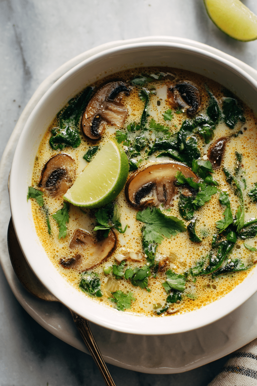 Thai Coconut Soup with Spinach and Mushrooms: The Ultimate Guide