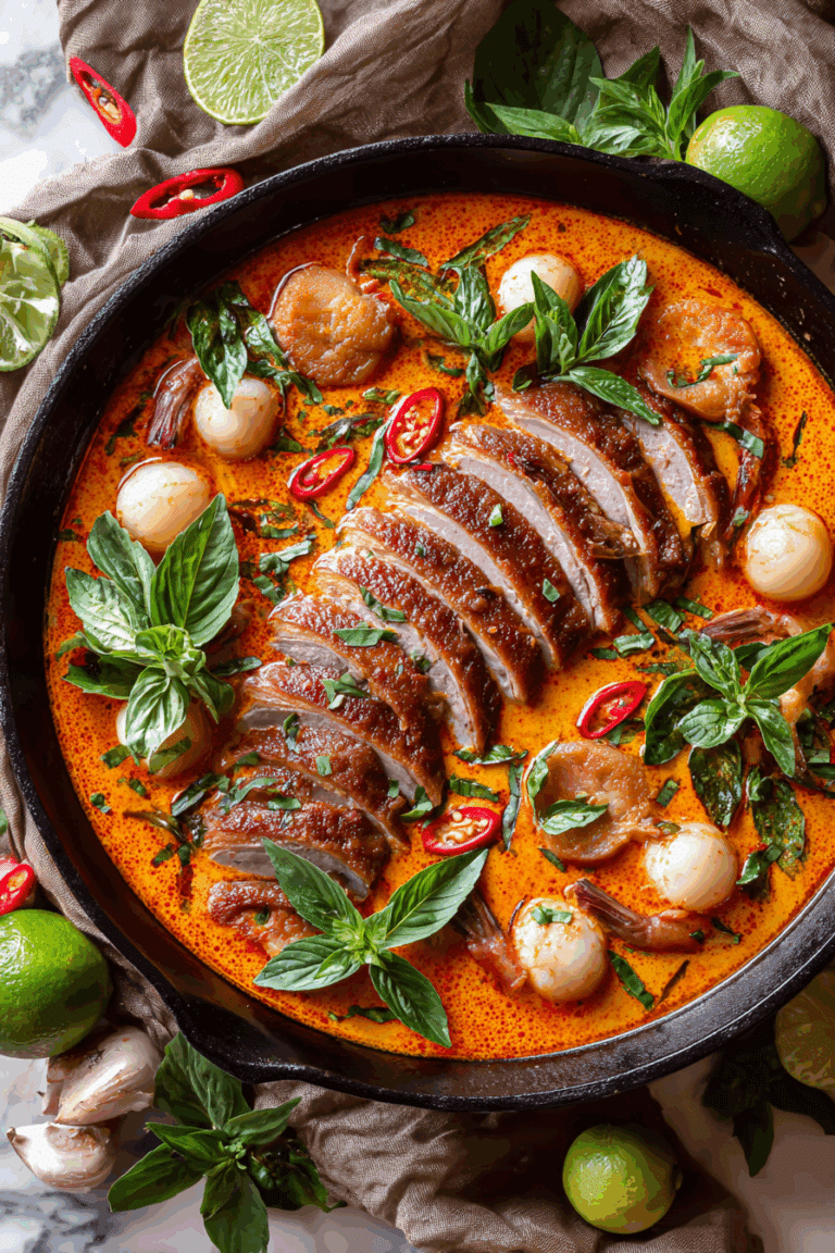 How To Make Thai Red Duck Curry