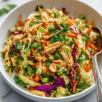 Thai Chicken Salad with Apples and Peanut Dressing