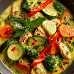 Classic Thai Chicken Curry in creamy coconut sauce