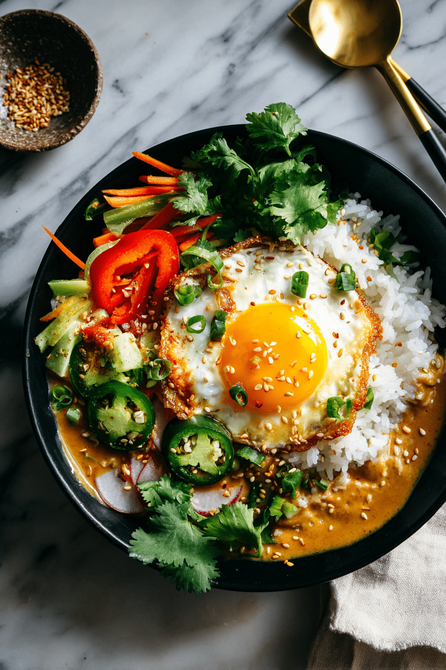 Thai Rice Bowl Recipe with Spices: Simple and Delicious
