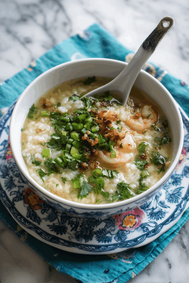Thai Breakfast Rice Soup with Shrimp – The Ultimate Comfort Food