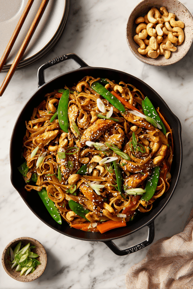 Chicken Stir-Fry with Cashew Egg Mix Better Than Takeout