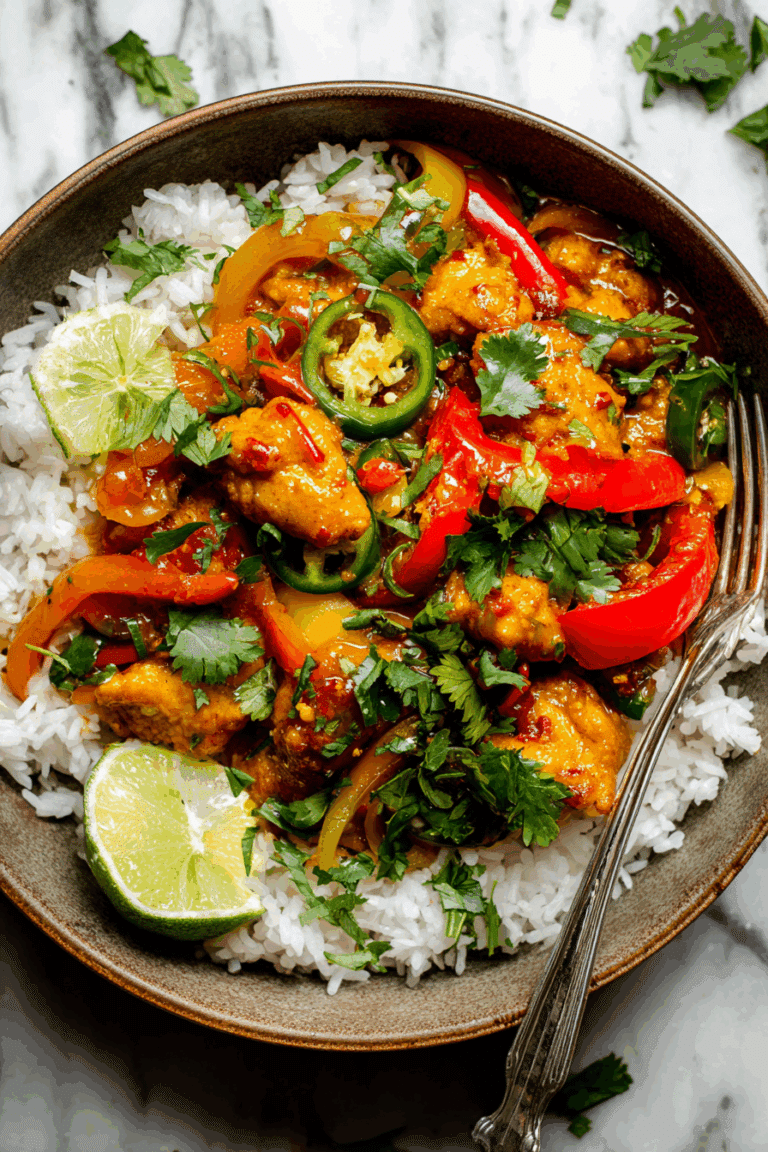 Red Thai Crispy Chicken Curry That Tastes Better Than Takeout