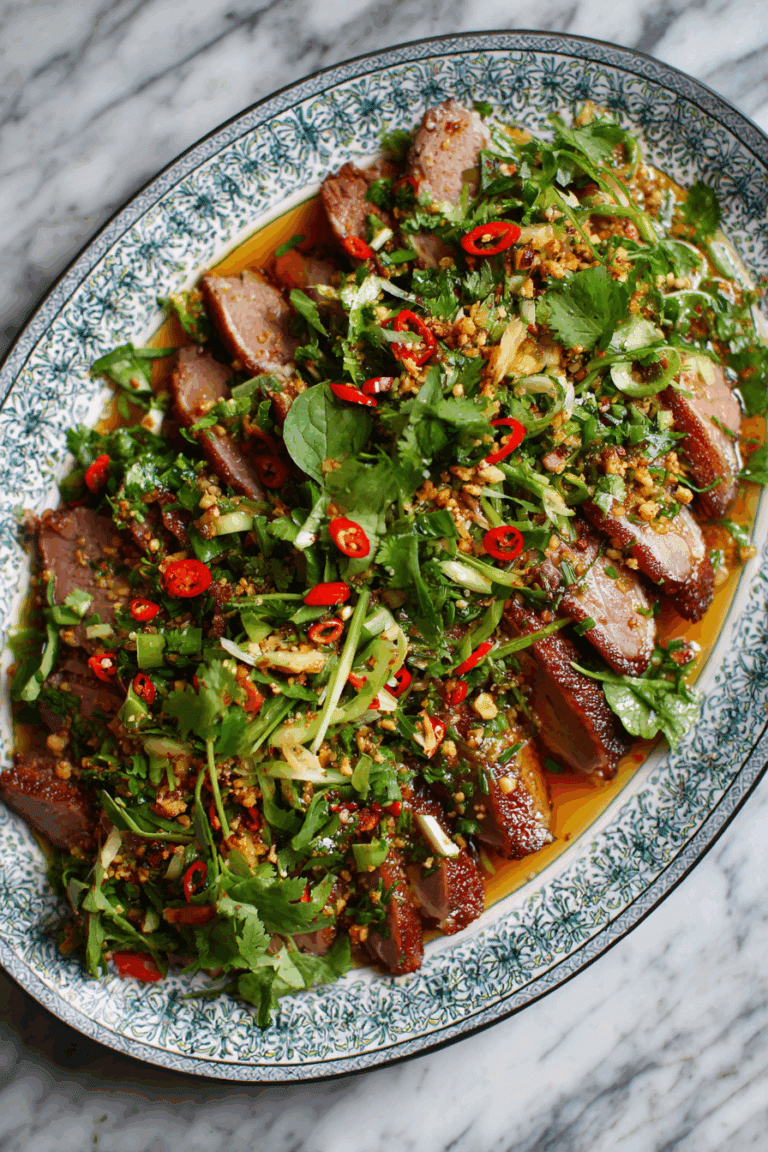 Thai Spicy Duck Salad: Authentic Thai Recipe You’ll Love
