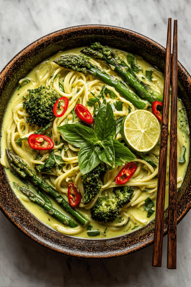 This Thai Green Curry Noodle Soup Is Better Than Takeout