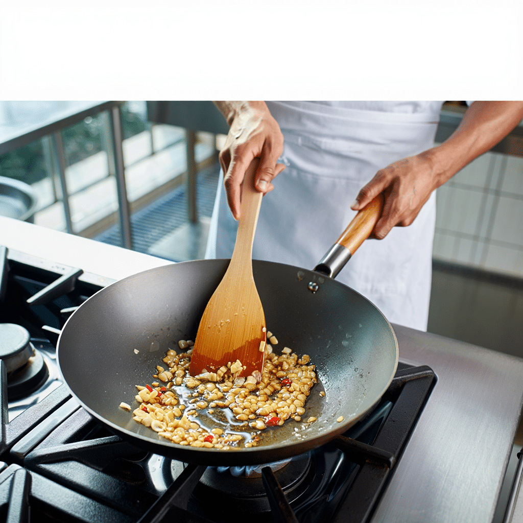 Bok choy stir fry Chinese style with garlic and soy