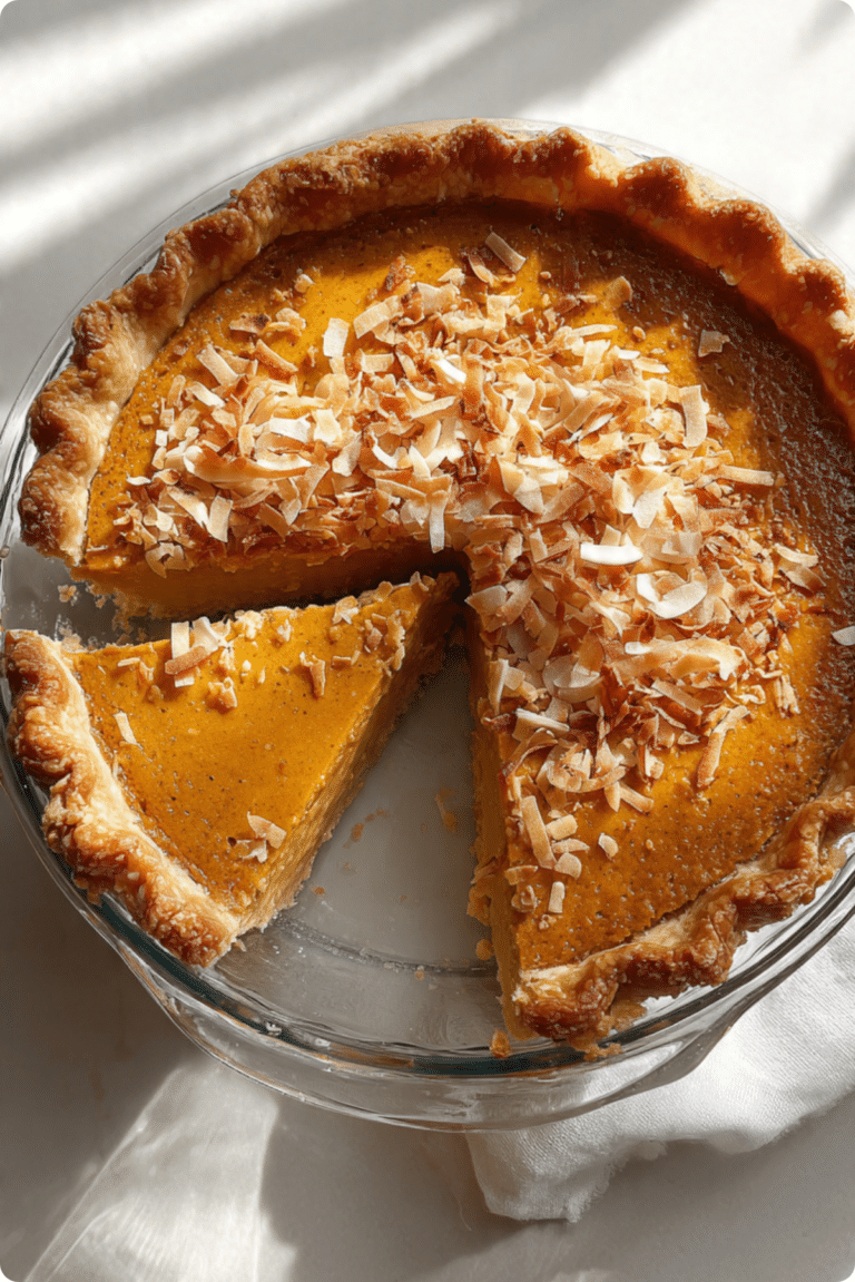 Thai Coconut Pumpkin Pie