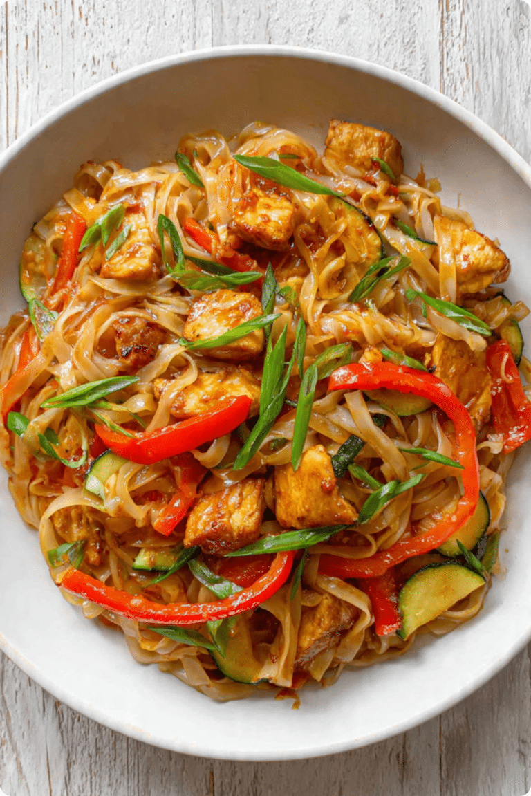 Street Style Thai Drunken Noodles