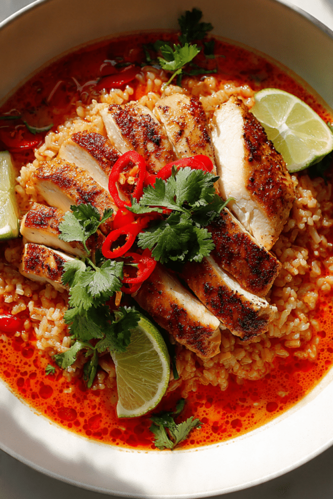 Thai Red Coconut Brothy Rice
