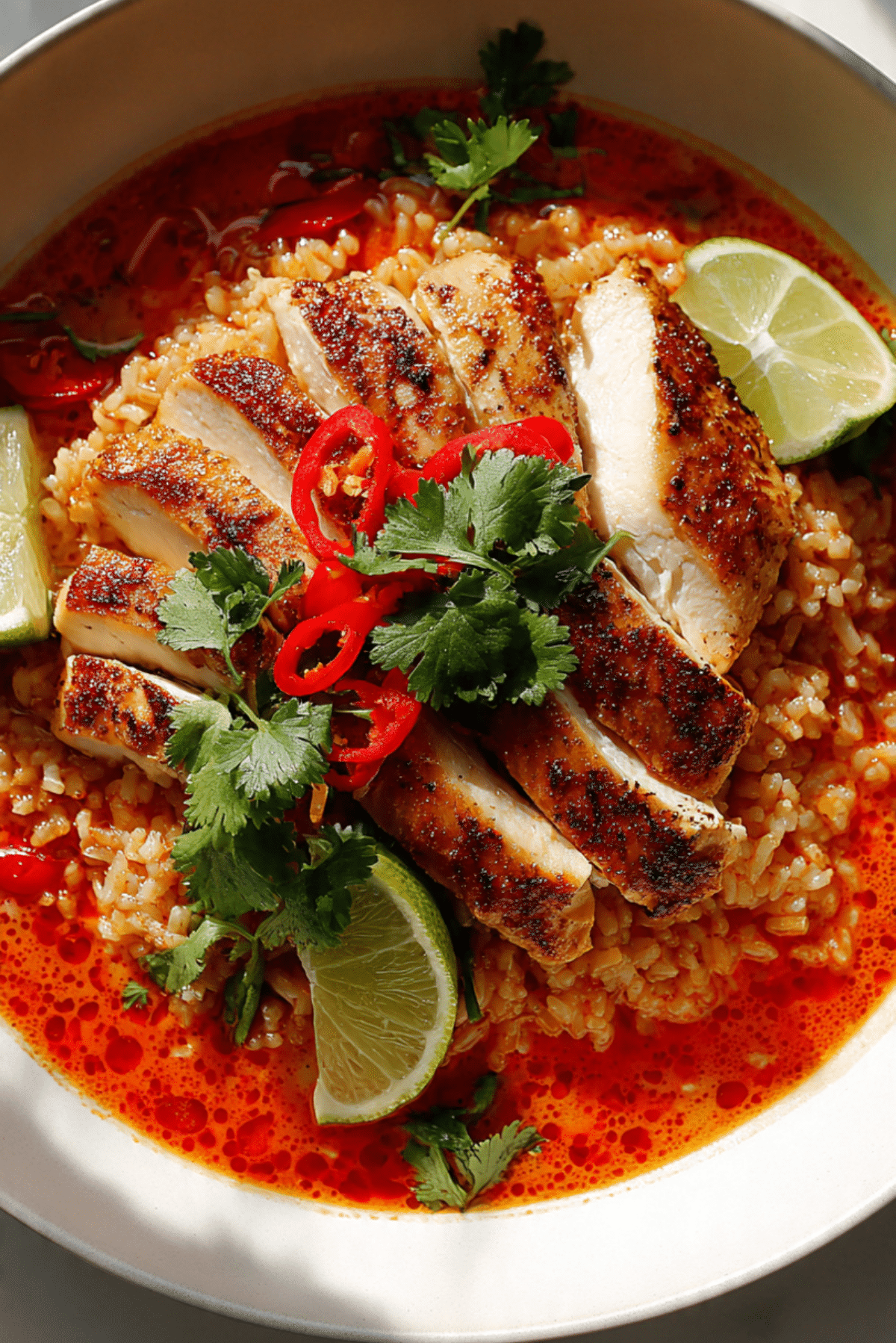 Thai Red Coconut Brothy Rice