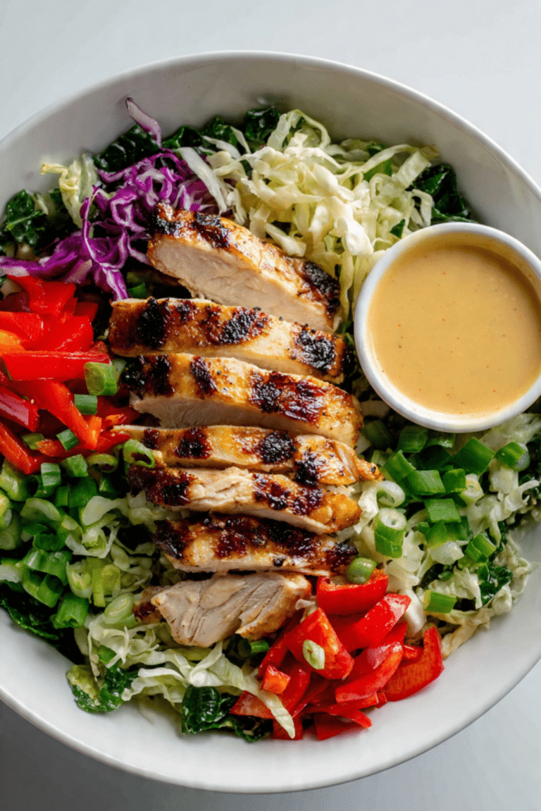 Thai Chicken & greens chopped salad