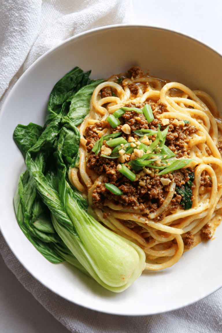 CREAMY Dan Dan Noodles