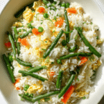 Garlic Green Bean Fried Rice
