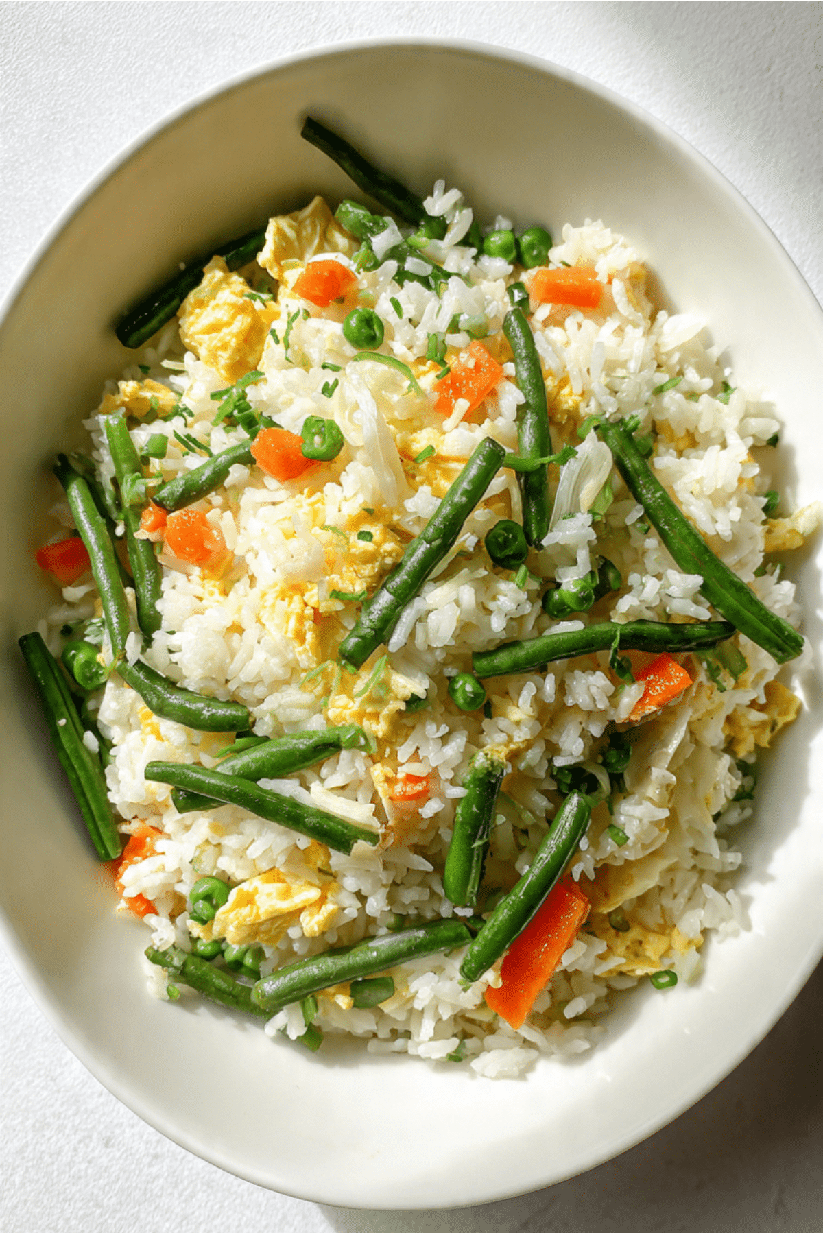 Garlic Green Bean Fried Rice