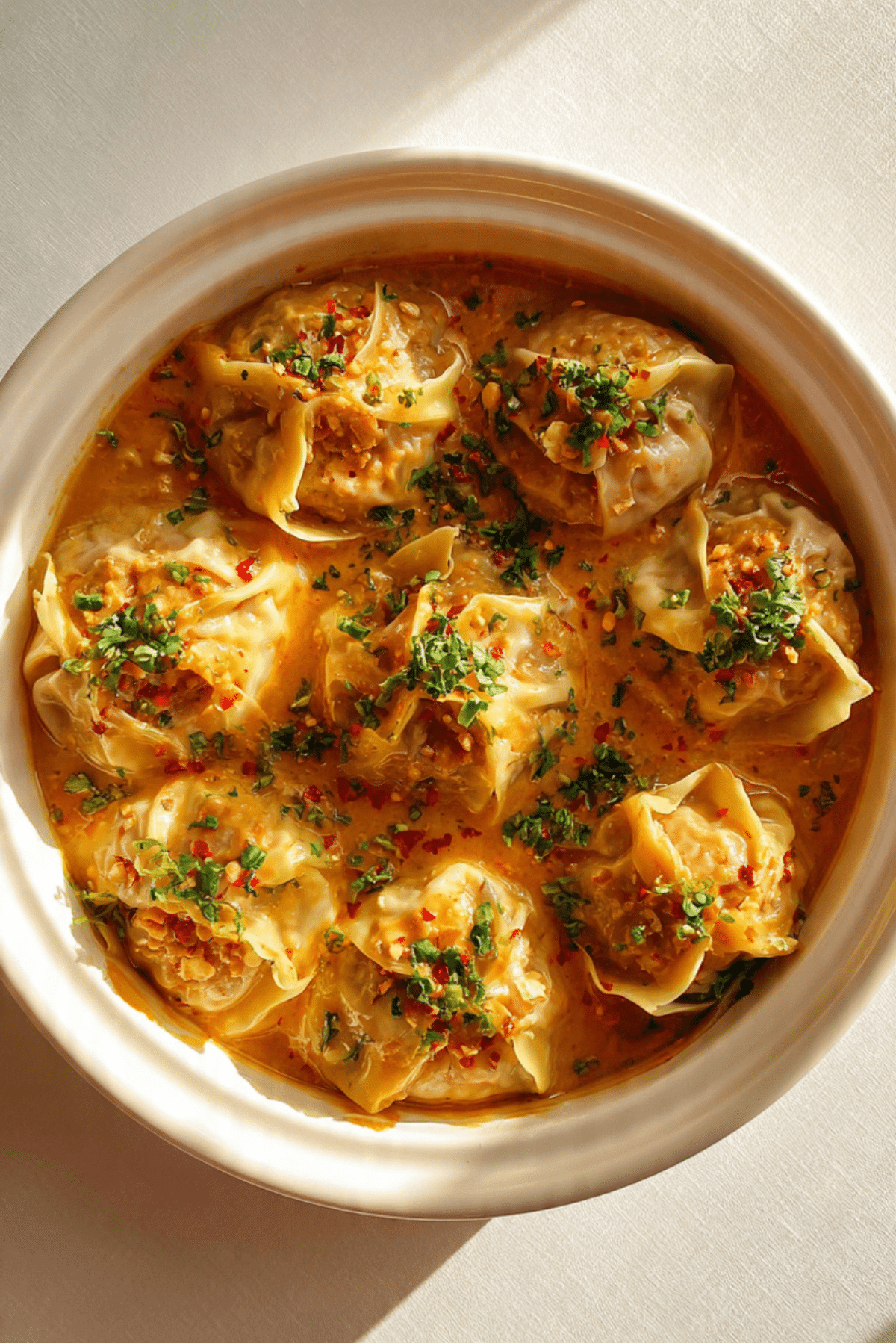 BAKED THAI SATAY CHICKEN DUMPLINGS