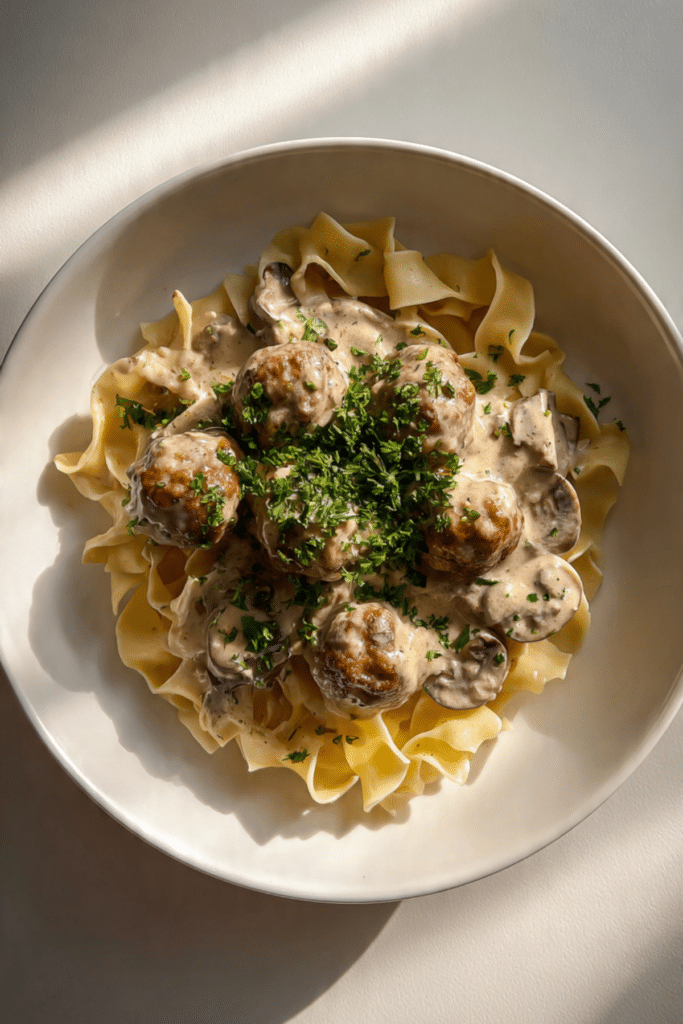 meatball stroganoff