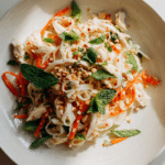 THAI COCONUT CHICKEN NOODLE SALAD
